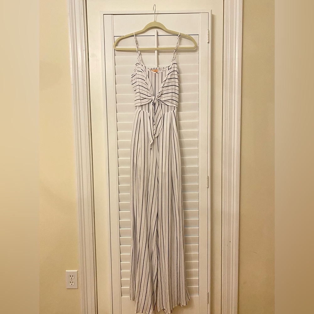 Striped jumpsuit